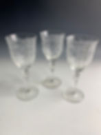 Thumbnail: Glass stemware 14 pice set