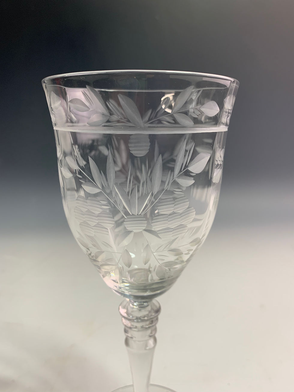 Thumbnail: Glass stemware 14 pice set