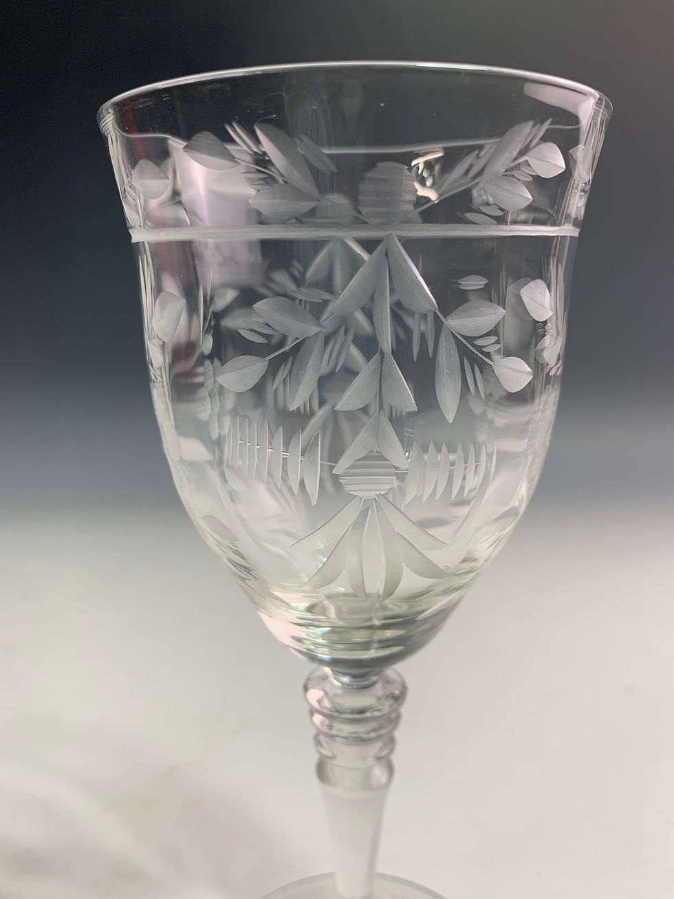 Thumbnail: Glass stemware 14 pice set