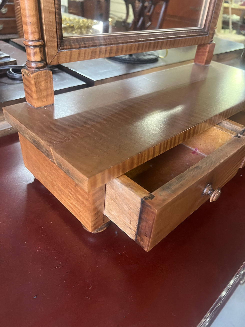 Thumbnail: Tiger Maple Dressing Mirror 