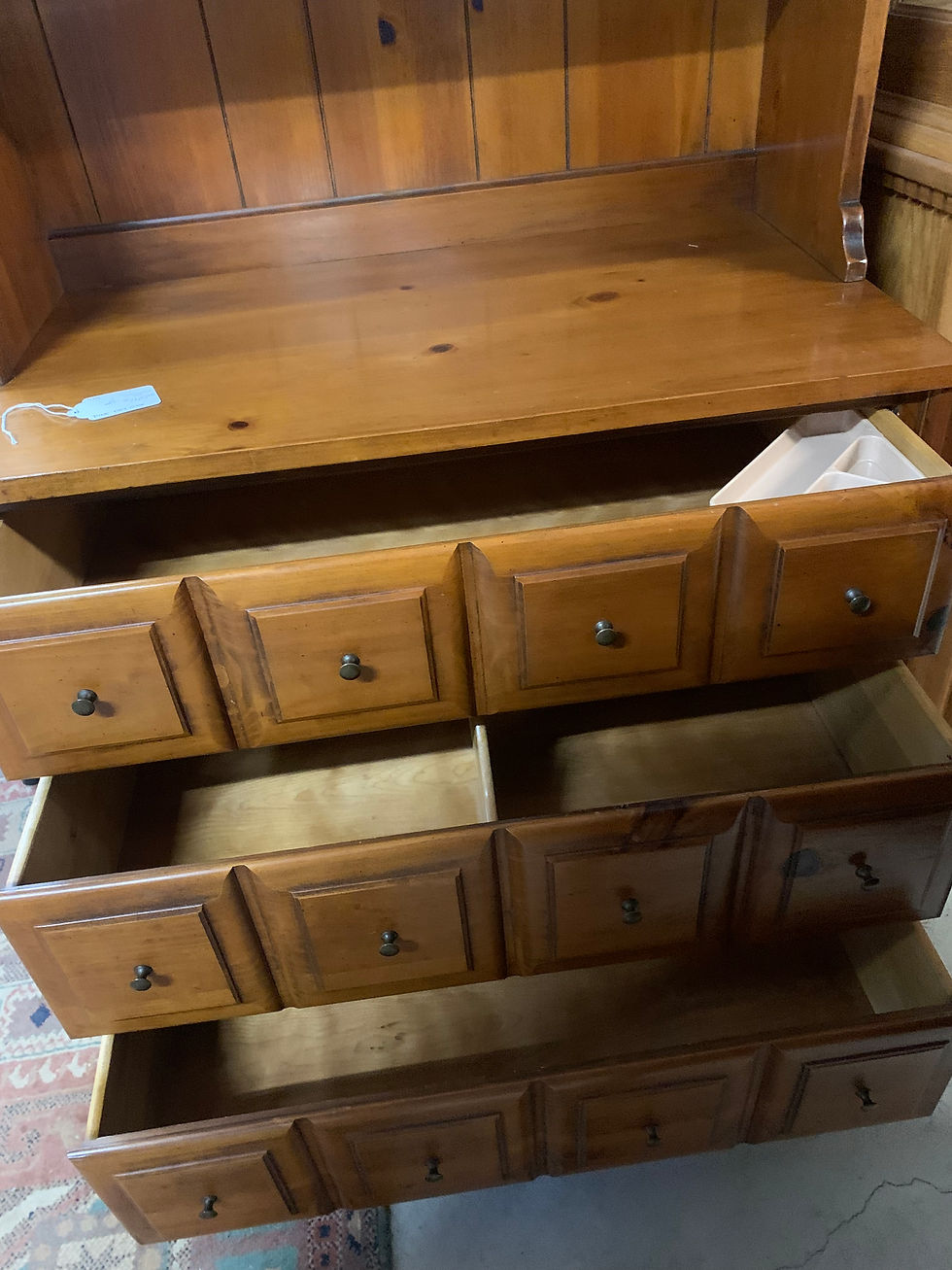 Thumbnail: Pine Dry Sink Hutch