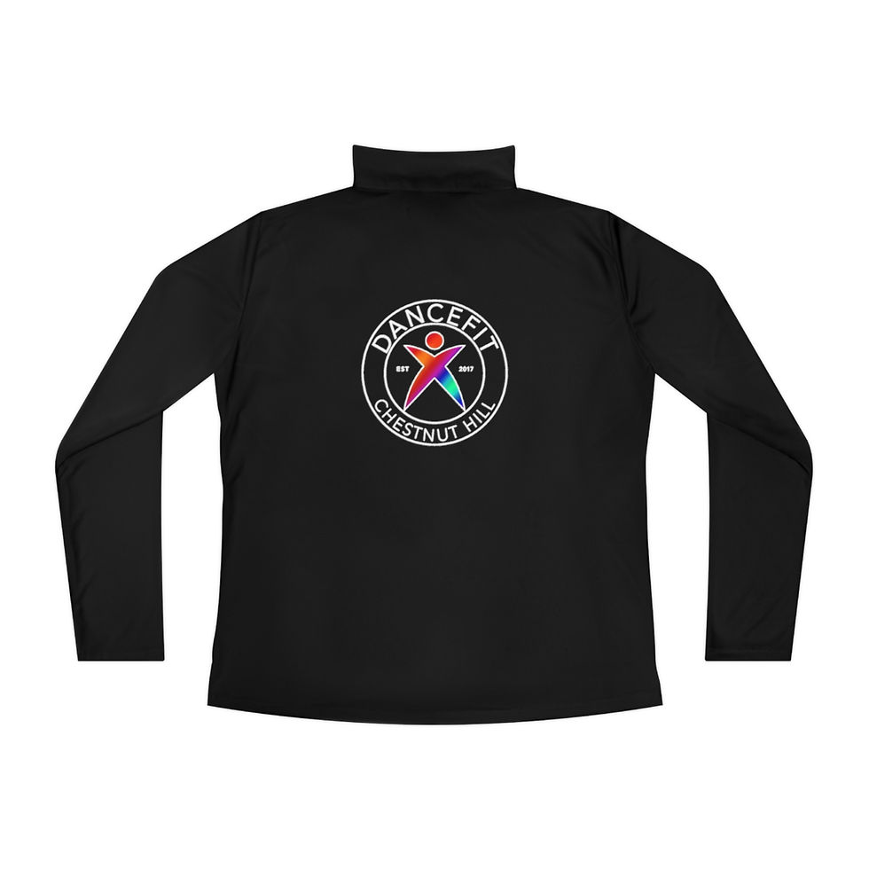 Thumbnail: Ladies Logo Quarter-Zip Pullover
