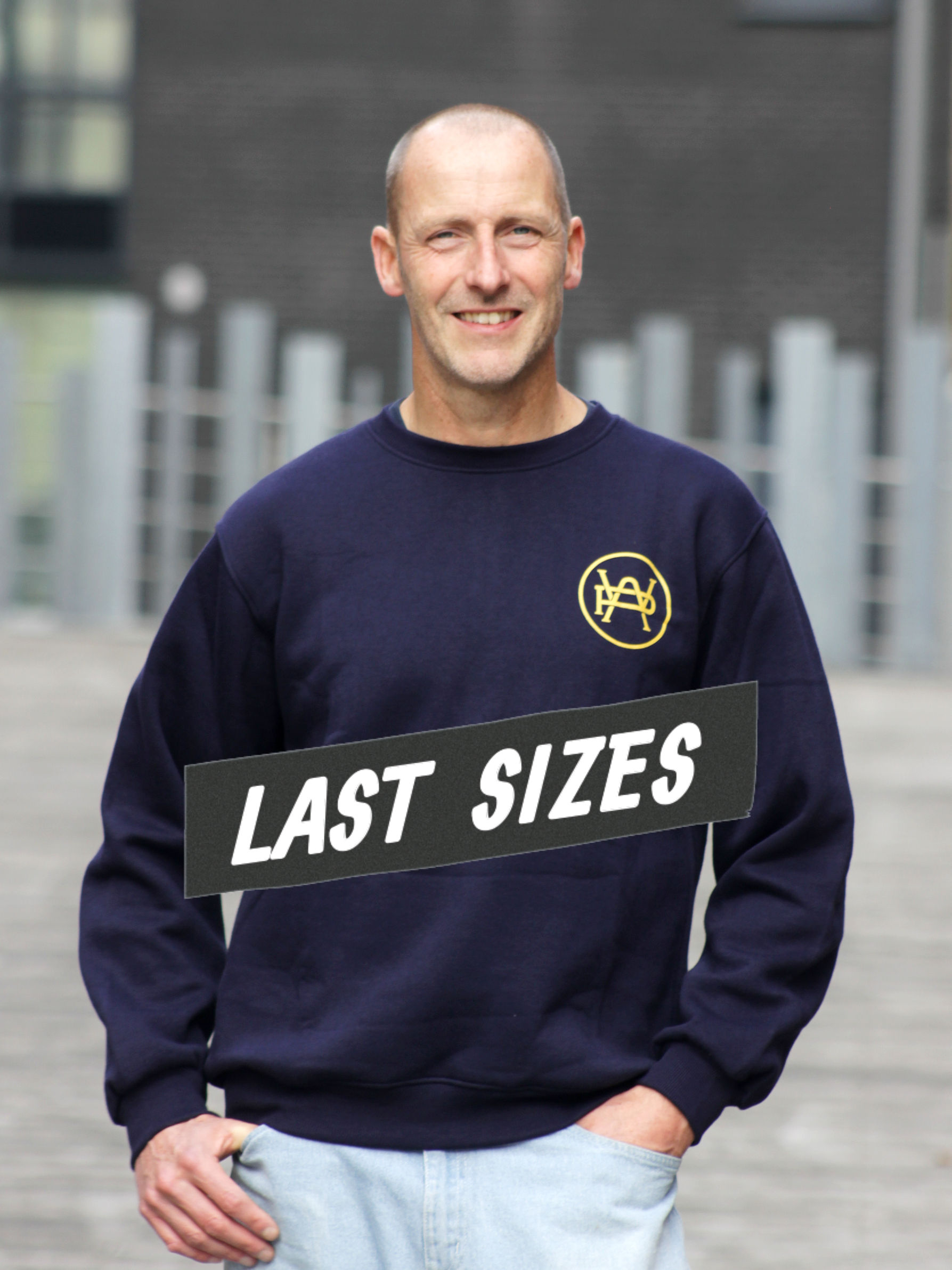 P.W.A. Old Not Dead Crew Navy