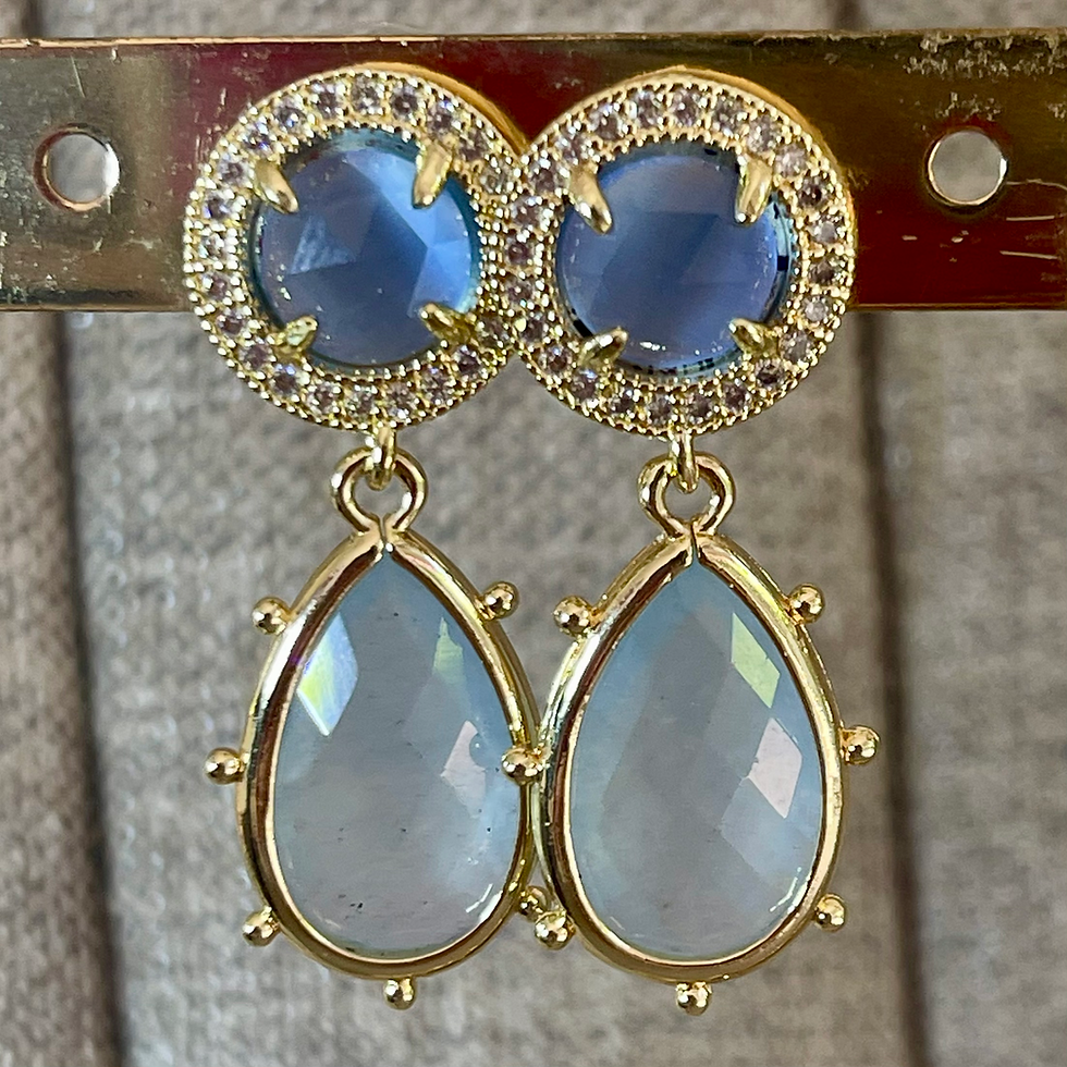 Miniatura: Arete Cristal Drop