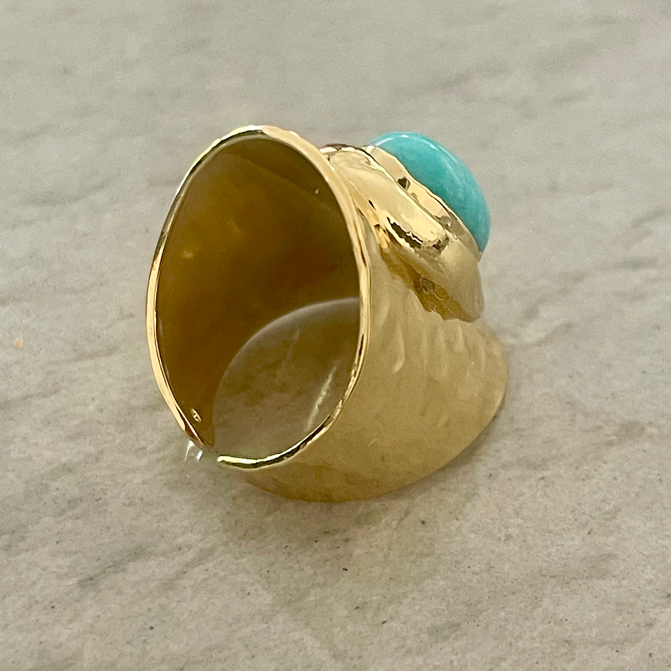 Miniatura: Anillo Howlita 