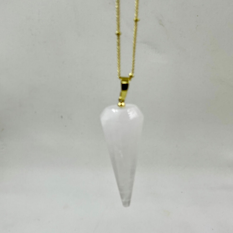 Miniatura: Collar Cuarzo Blanco