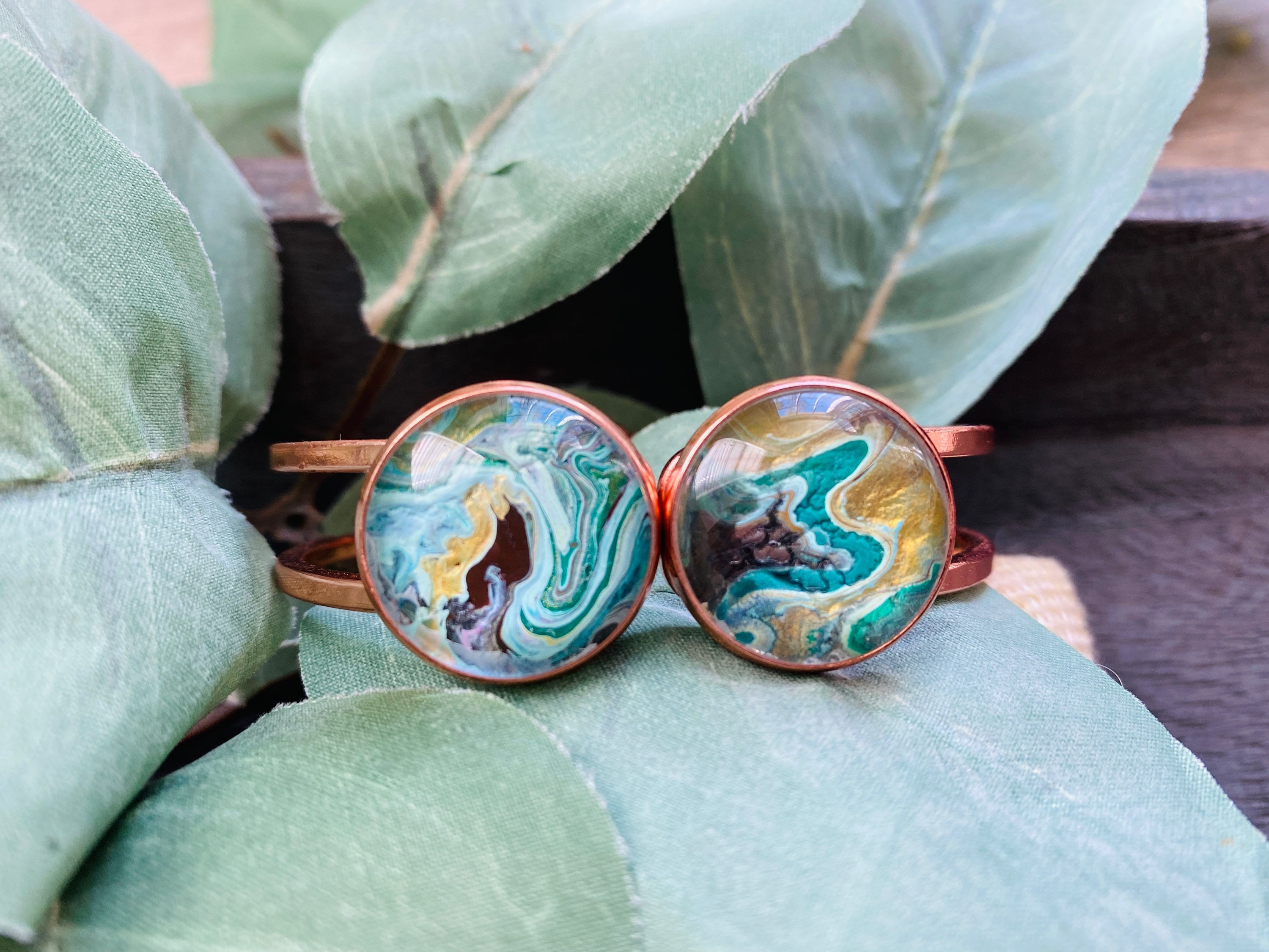 Double Rose Gold - Swirls