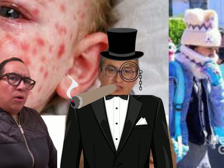 “EL GORDITO VIP DE LA EDUCACIÓN: DE LAS AULAS AL LUJO, MIENTRAS TLAXCALA SE CONGELA Y LOS NIÑOS SE ENFERMAN” 🚨🤡✈️💷❄️📚