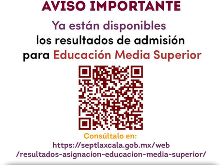 MÁS DE 18 MIL ESTUDIANTES INGRESARÁN AL NIVEL MEDIO SUPERIOR EN TLAXCALA DURANTE EL CICLO ESCOLAR 2026-2027