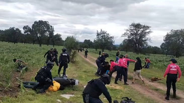 POBLADORES DE SAN PEDRO ECATEPEC REITERAN SU RECHAZO AL PODECIBI Y ACUSAN USO EXCESIVO DE LA FUERZA DURANTE OPERATIVO