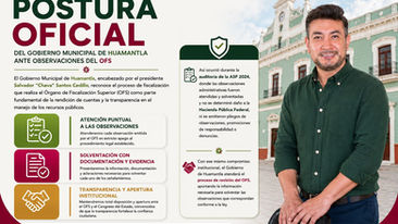 🚨💰 OFS OBSERVA CASI 6 MILLONES DE PESOS AL AYUNTAMIENTO DE HUAMANTLA; SANTOS CEDILLO PROMETE SOLVENTAR LAS IRREGULARIDADES 💰🚨