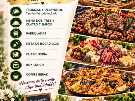 TÚ PON LA FIESTA, NOSOTROS NOS ENCARGAMOS DEL BANQUETE! 🥂