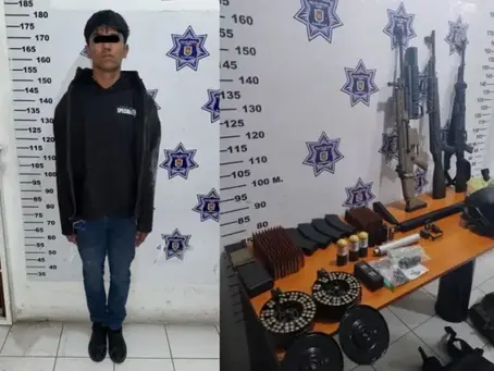 SENTENCIAN A MÁS DE 30 AÑOS DE PRISIÓN A “EL CHAMOY” POR TRANSPORTAR ARSENAL EN VEHÍCULO ROBADO