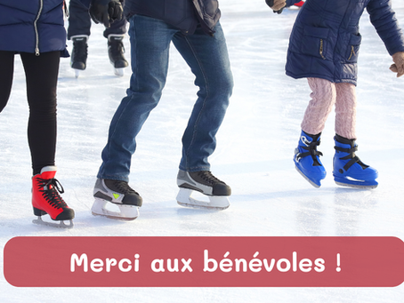 Merci aux bénévoles de la patinoire !