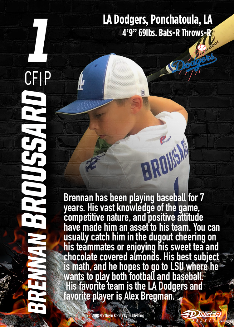 2019 Version13 Youth Sports Trading Cards dingerselect