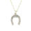 Miniature : Horseshoe Necklace with Freedom Clasp™