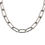 Miniature : Stainless 7mm Paperclip Necklace with Freedom Clasp™