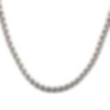Miniature : Stainless Steel 2mm Box Chain Necklace with Freedom Clasp