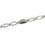 Thumbnail: Sterling Silver 5.4mm Patterned Oval Necklace with Freedom Clasp™
