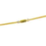 Miniature : 18K Gold Plated Stainless Steel 2mm Curb Chain Necklace with Freedom Clasp