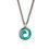 Thumbnail: Blue Ocean Wave Set with Stainless Steel Wheat Chain & Freedom Clasp