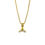 Thumbnail: Gold-Plated Mermaid Tail Necklace with Freedom Clasp™