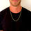 Thumbnail: 3mm Gold-Plated Wheat Chain with Freedom Clasp (Wholesale)