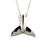 Thumbnail: Sterling Silver Whale's Tail Necklace with Freedom Clasp™