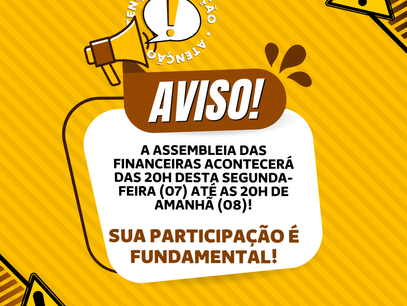 ATENÇÃO, FUNCIONÁRIOS DAS FINANCEIRAS!