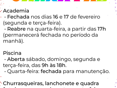 Recado importante! 