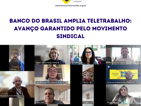 Banco do Brasil amplia teletrabalho: avanço garantido pelo movimento sindical