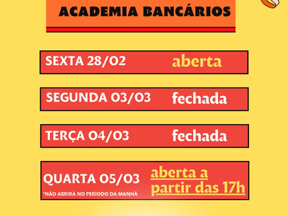 HORÁRIO DE CARNAVAL SEEB SOROCABA