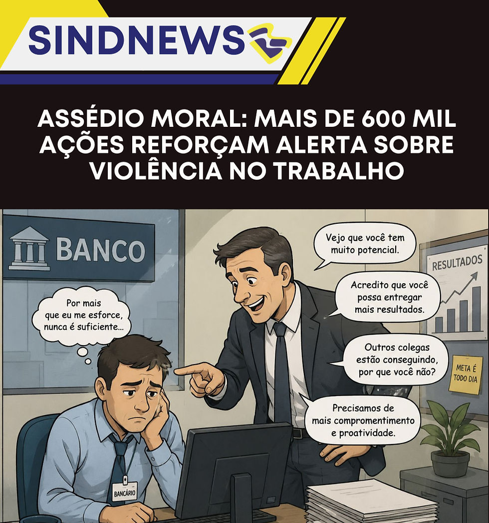 Assédio moral: mais de 600 mil ações reforçam alerta sobre violência no trabalho