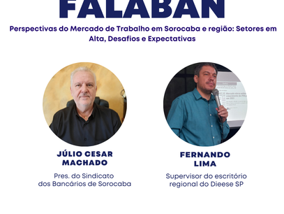 Entrevista com Fernando Lima sobre perspectivas do mercado de trabalho em Sorocaba: Nova data e detalhes da transmissão ao vivo