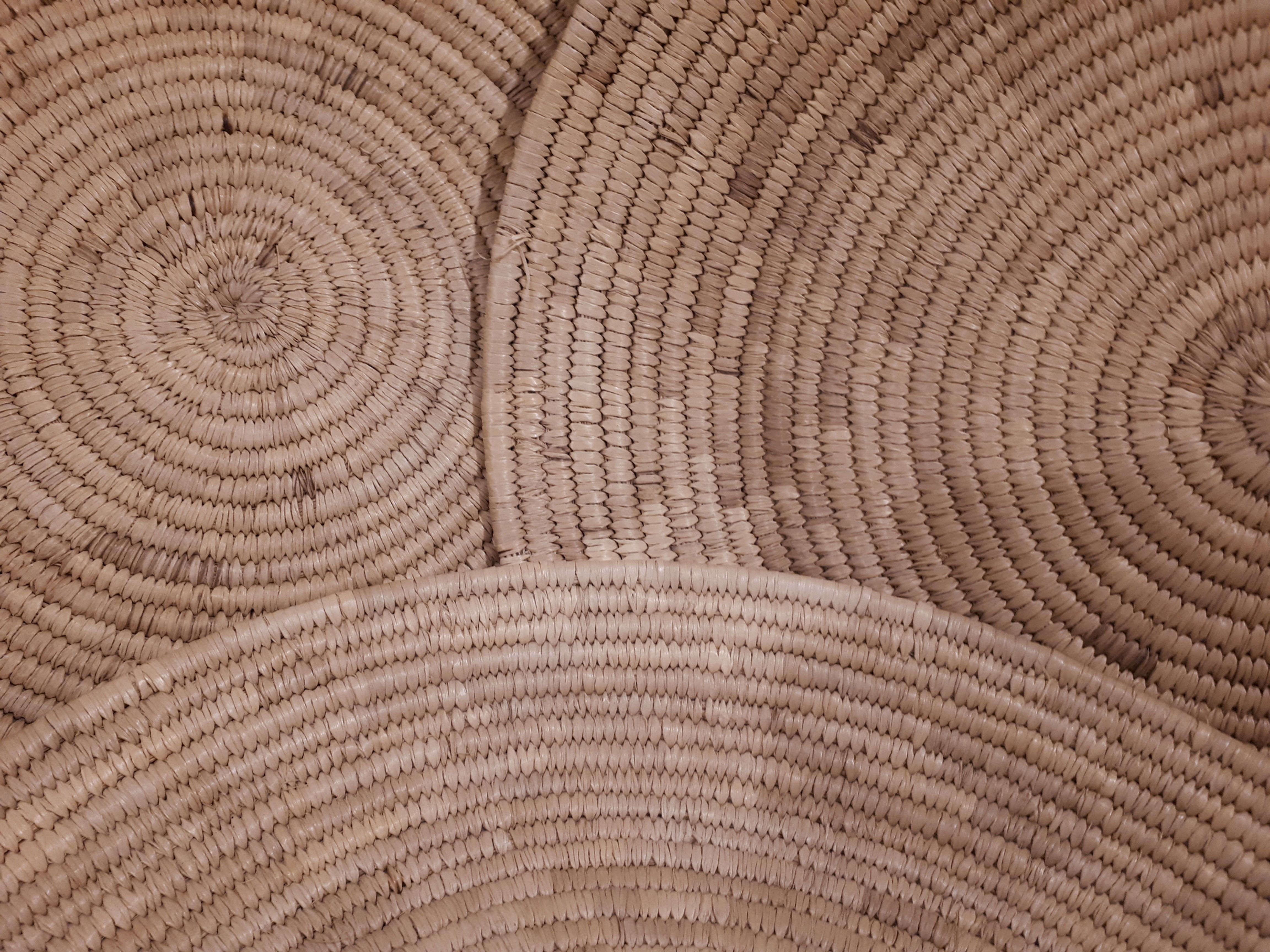 Corbeille à couscous (midouna) en alfa naturel