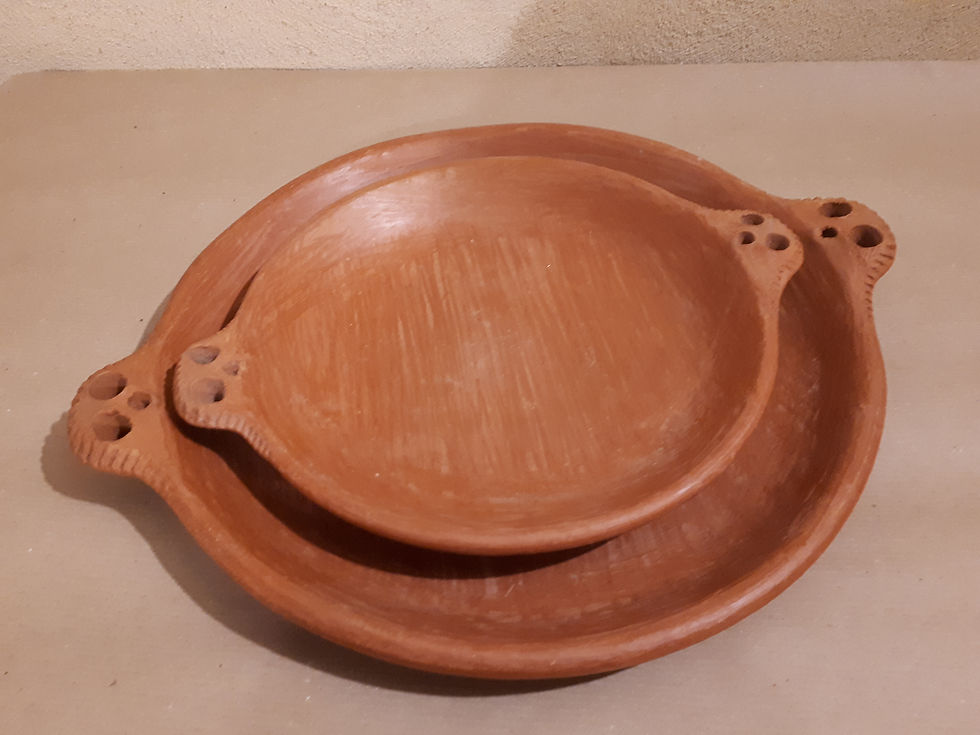 Miniature : Plat de présentation en terre cuite