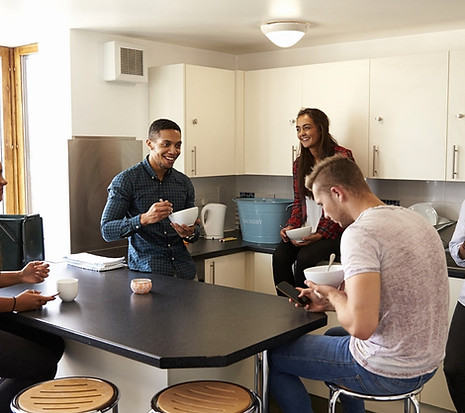 A mid-term inspection taking place at a HMO property in Bristol