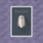 Thumbnail: Barn Owl - Minimal Art Print