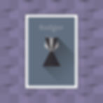 Thumbnail: Badger - Minimal Art Print