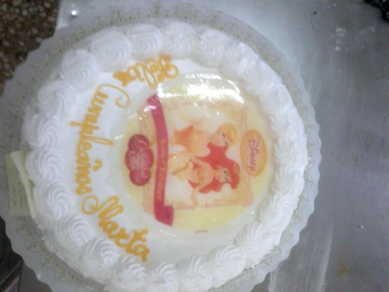Tarta de princesa.