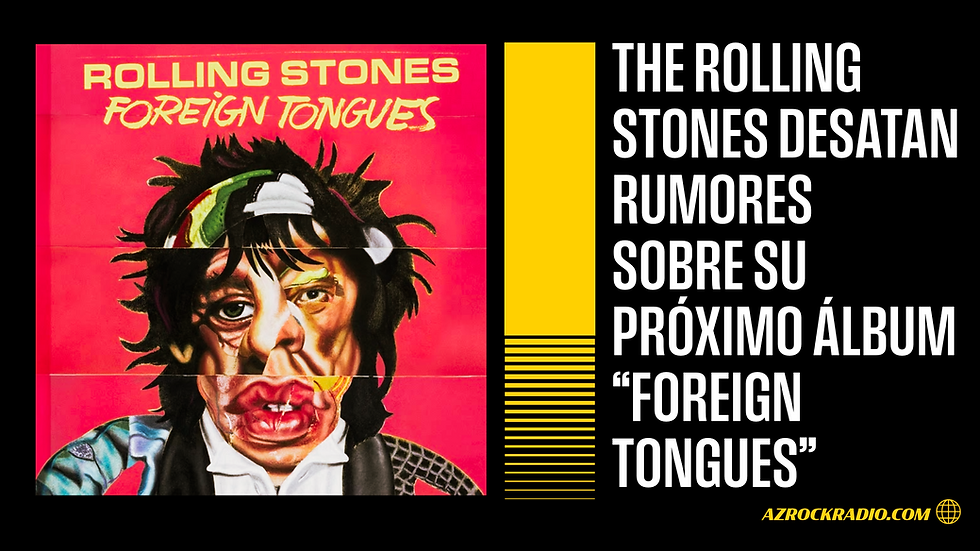 THE ROLLING STONES PARECEN CONFIRMAR NUEVO ÁLBUM DE ESTUDIO