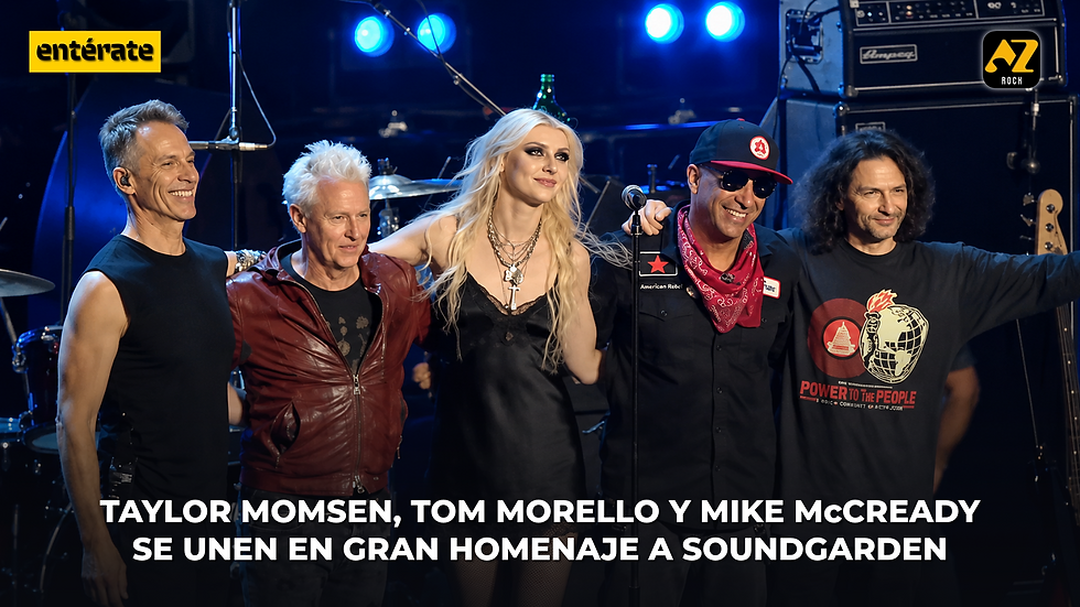 TRIBUTO A SOUNDGARDEN REÚNE A GRANDES FIGURAS DEL ROCK EN FESTIVAL POWER TO THE PEOPLE
