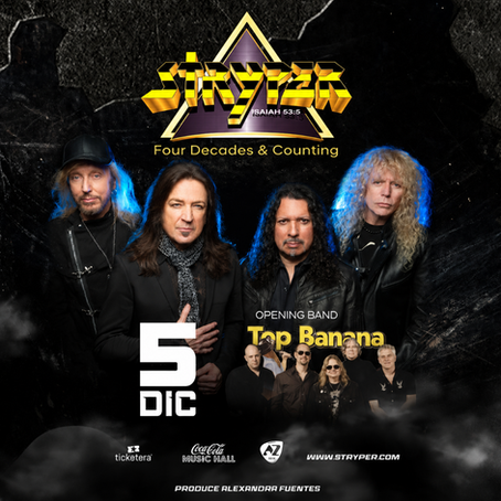 STRYPER VUELVE A ENCENDER LA PASIÓN DE SUS FANS EN PUERTO RICO