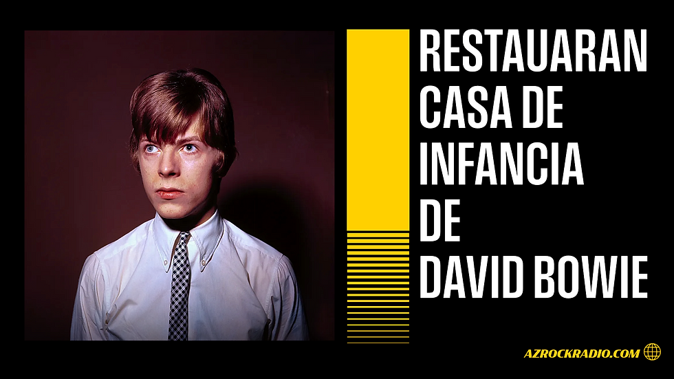 CASA DE INFANCIA DE DAVID BOWIE SERÁ RESTAURADA Y ABIERTA AL PÚBLICO