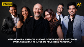 MEN AT WORK REGRESA A AUSTRALIA CON NUEVAS PRESENTACIONES ENCABEZADAS POR COLIN HAY