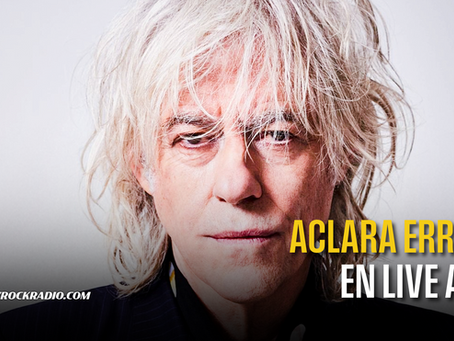 BOB GELDOF ACLARÓ ERROR EN ESCENA DE BOHEMIAN RHAPSODY