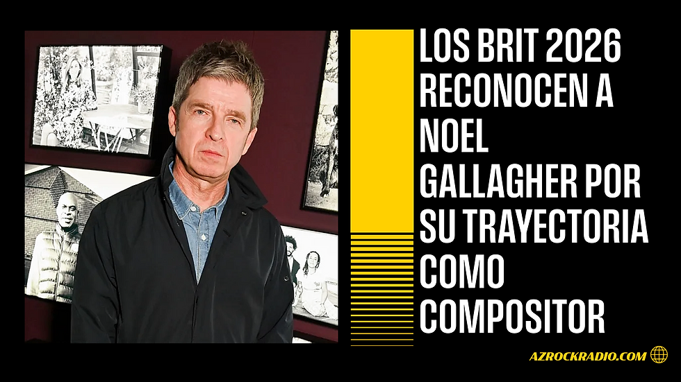 NOEL GALLAGHER RECIBIRÁ PREMIO EN LOS BRIT AWARDS 2026