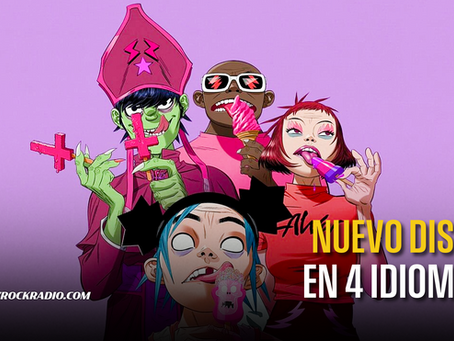 NUEVO ÁLBUM DE GORILLAZ LLEGARÁ EN 4 IDIOMAS