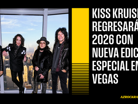 KISS KRUISE REGRESARÁ EN 2026 CON NUEVA EXPERIENCIA EN LAS VEGAS