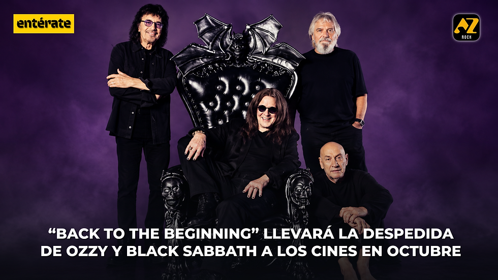 “BACK TO THE BEGINNING” LLEGARÁ A LOS CINES EN OCTUBRE POR TIEMPO LIMITADO